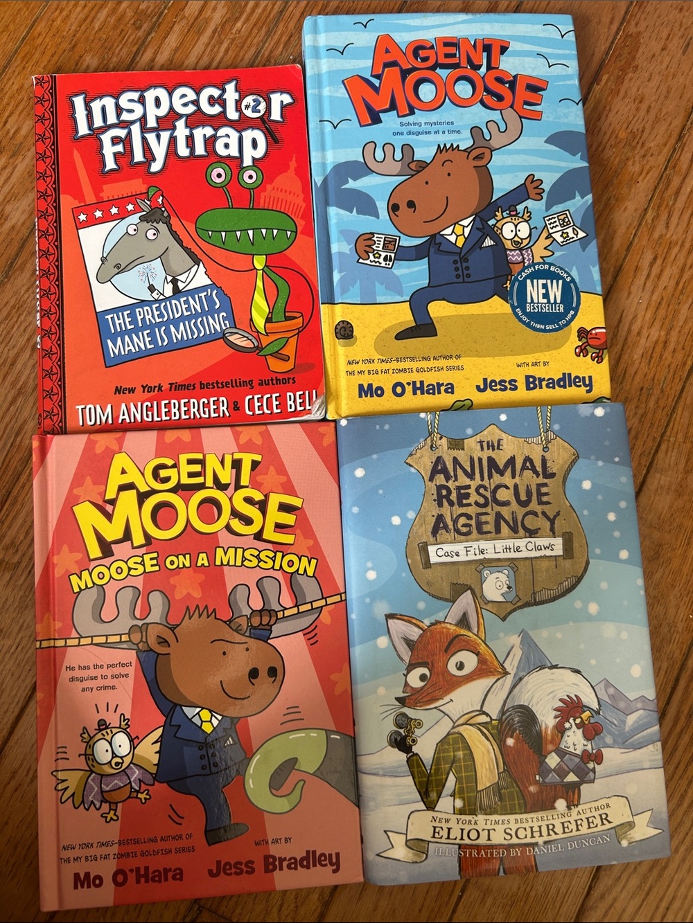 Agent Moose Kids Book Bundle - animal rescue agency and inspector flytrap